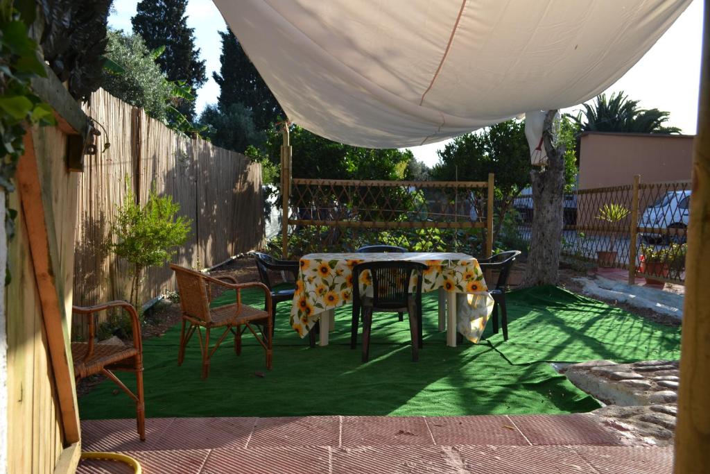 Zahrada ubytování B&B l'Antropologo