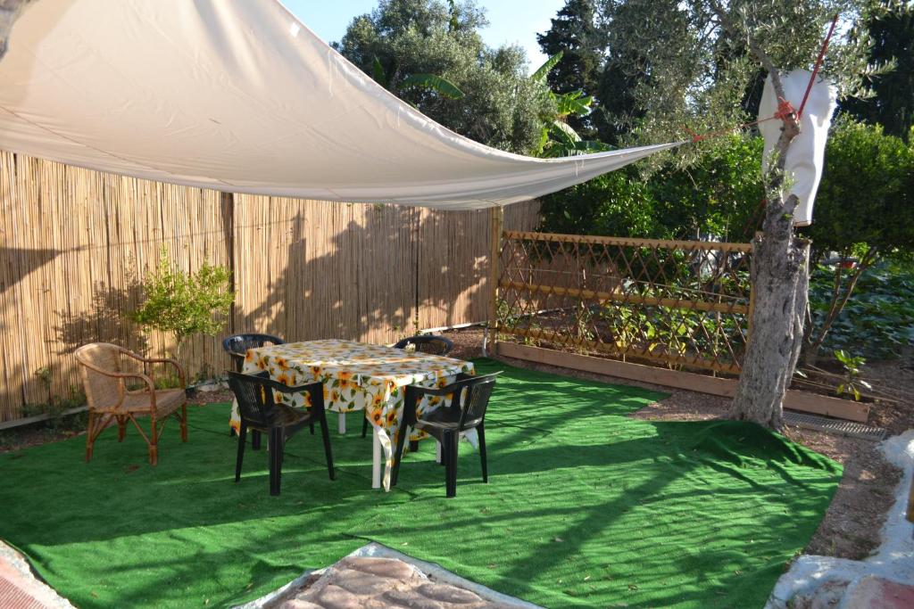 Zahrada ubytování B&B l'Antropologo