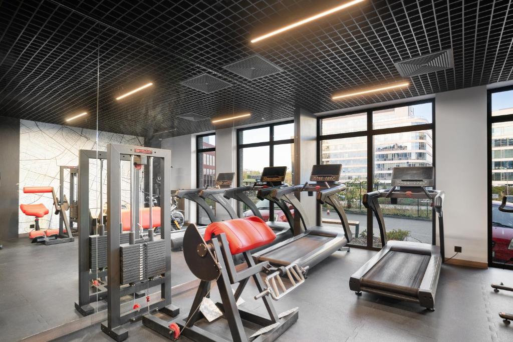 Cozy Warsaw Apart with Gym close to the Airport and City Centre - Resim 14