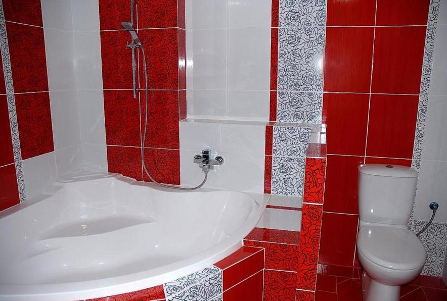 A bathroom at Apartmány Laverna