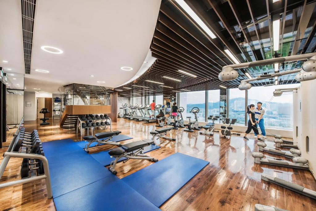Fitness centrum a/nebo fitness zařízení v ubytování Hotel Okura Macau