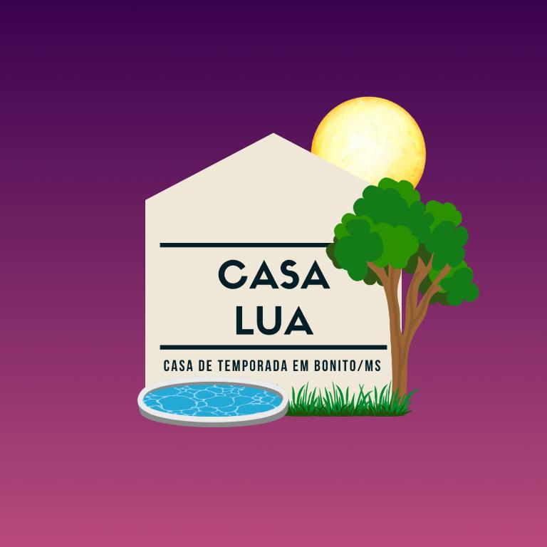 a box of casa luiva with a tree at Casa Lua - A melhor localização de Bonito in Bonito