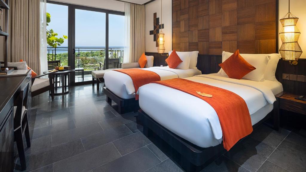 Phòng Deluxe 2 Giường Đơn Nhìn Ra Biển