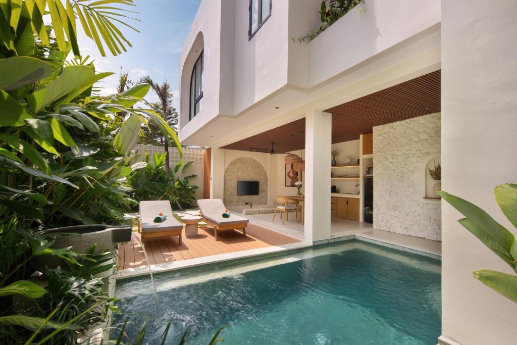 Bazén v ubytování Solaya Villas nebo v jeho okolí