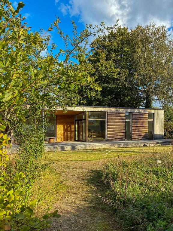 Κήπος έξω από το New Wooden House Near Hornbæk Beach