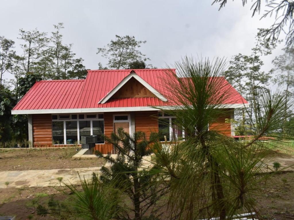 Zahrada ubytování Green Wings Homestay Gumbadara By StayApart