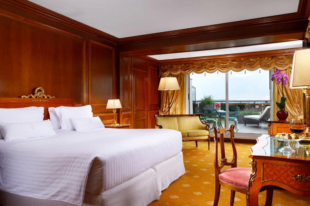 Cama o camas de una habitación en Parco dei Principi Grand Hotel & SPA