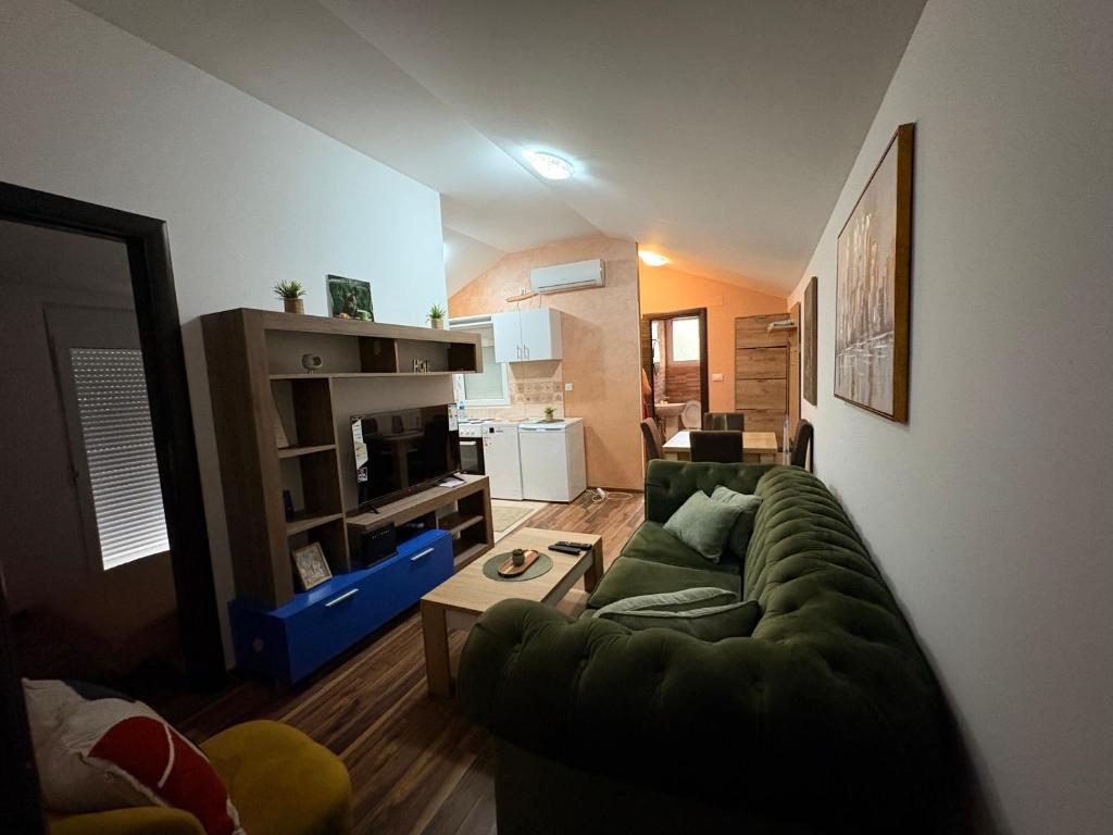 Kuchyň nebo kuchyňský kout v ubytování Gintas Comfort