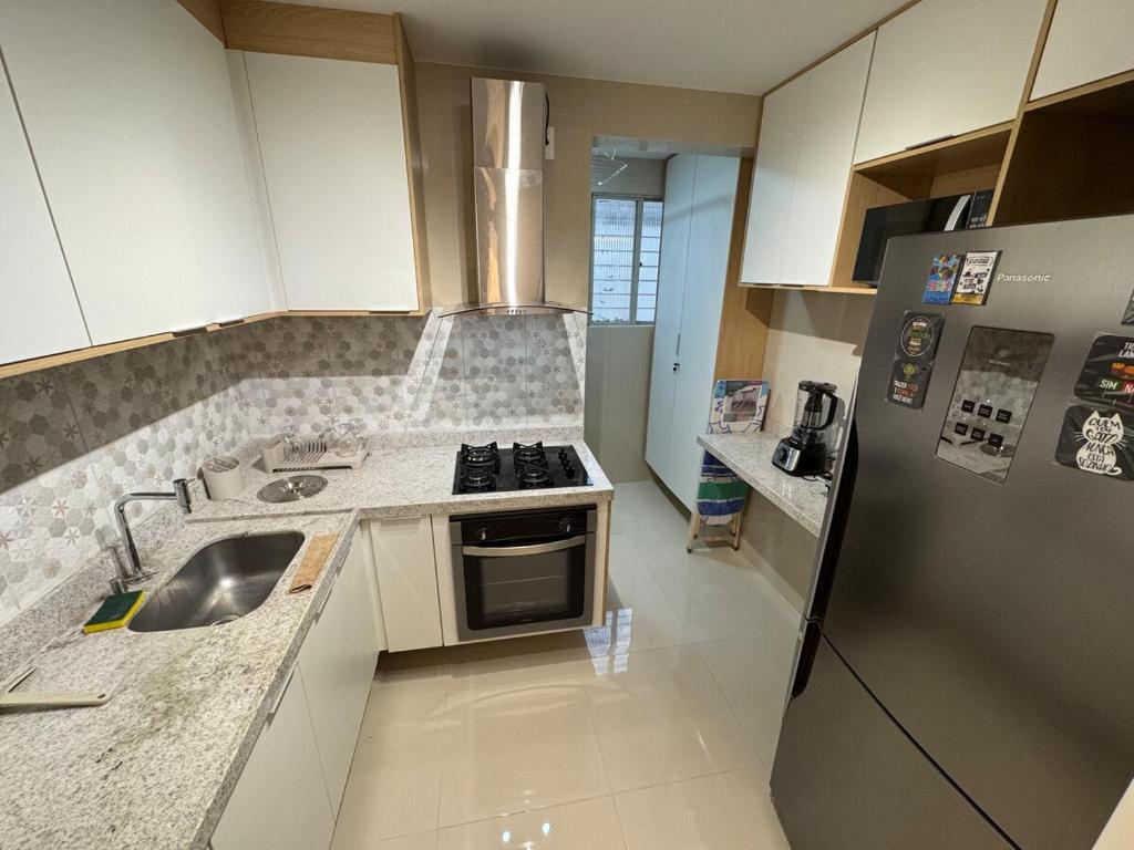 Køkken eller tekøkken på Seu lar no melhor de Recife 4