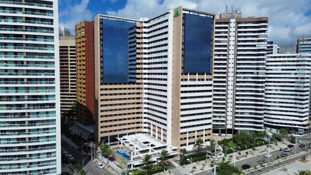 an overhead view of a city with tall buildings at Holiday Inn Fortaleza by IHG in Fortaleza
