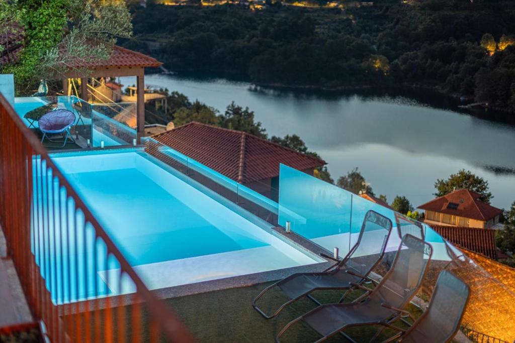 Πισίνα στο ή κοντά στο Casa Pinhão De Sousa