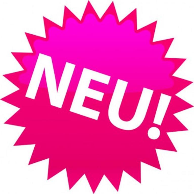 a pink explosion with the word neu on it at Blankwasserweg 57, "Amina 2" in Grömnitzerhagen