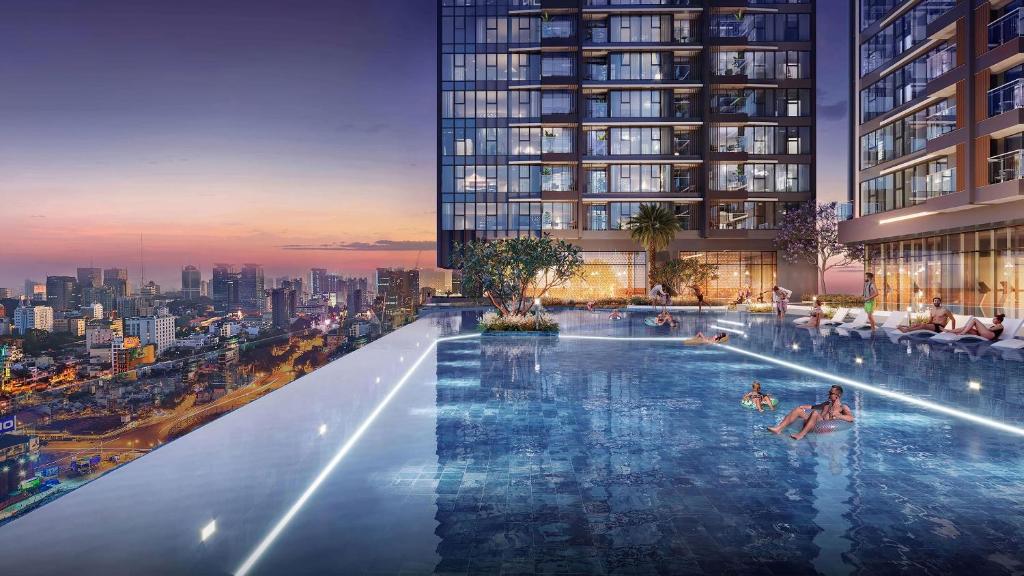 Bazén v ubytování Lancaster Legacy Hotel & Apartments nebo v jeho okolí