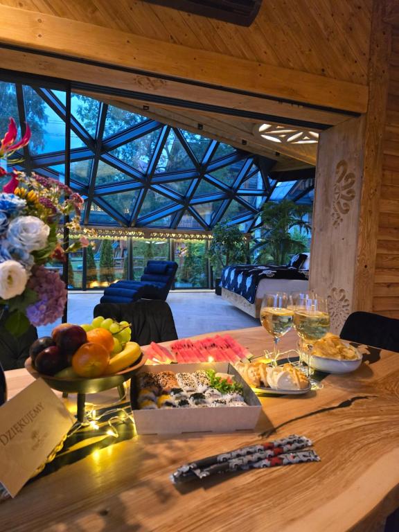 Jídlo v apartmánu nebo okolí