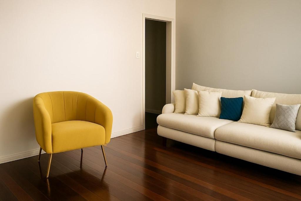 Χώρος καθιστικού στο Apartamento-Cop 30 - 1 quarto e 2 suites