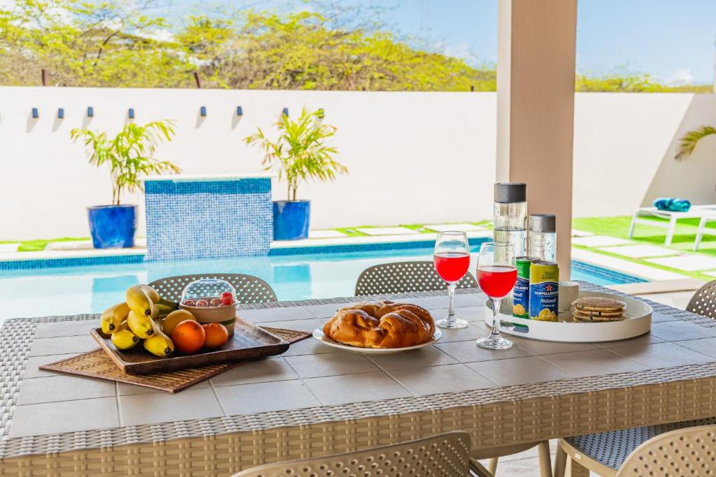 Jídlo v prázdninového domu nebo okolí