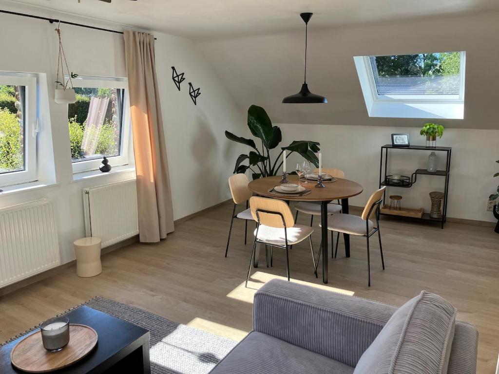 Χώρος καθιστικού στο Le Walk'Cottage