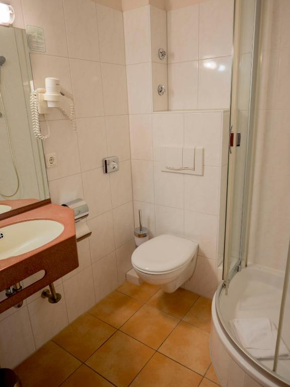 Koupelna v ubytování Hotel Residence am Hauptbahnhof