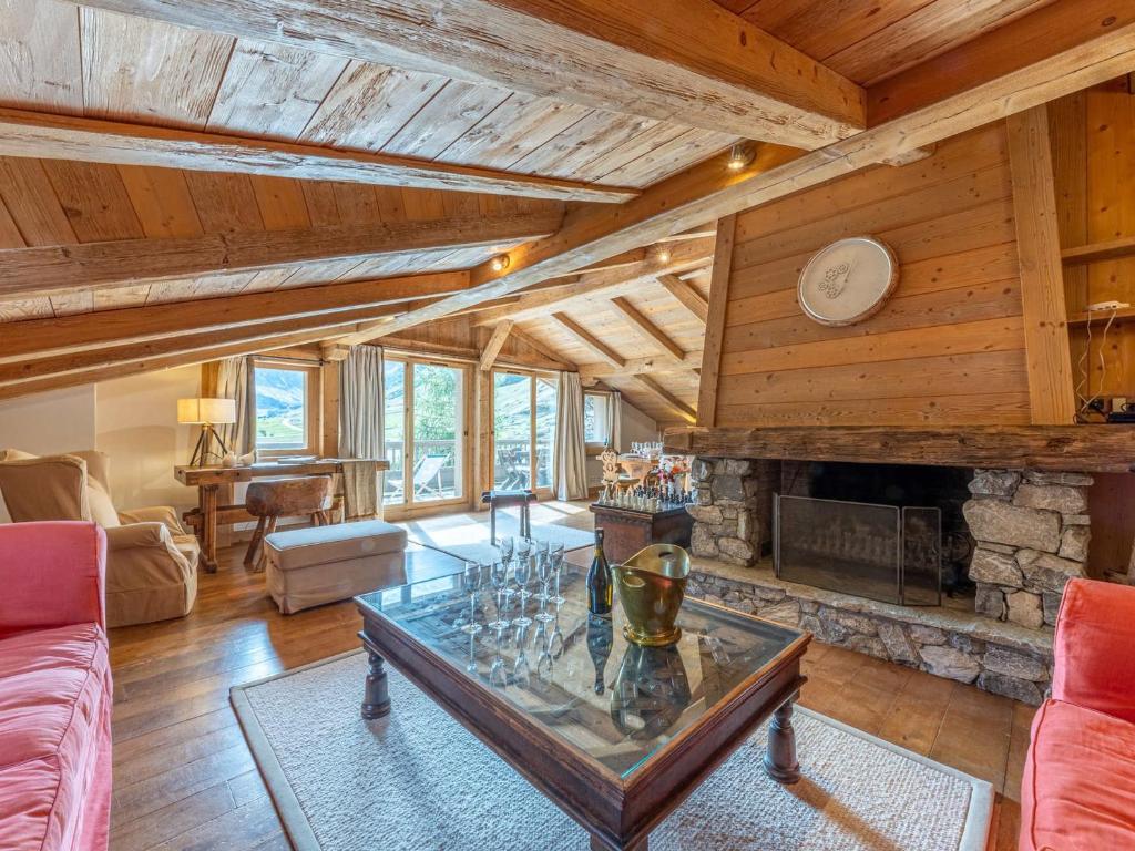Duplex élégant, 8 pers., cheminée, Val-d'Isère, parking, WiFi