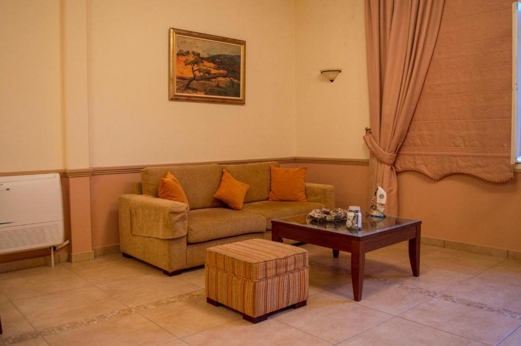 Posezení v ubytování Hotel Oiti