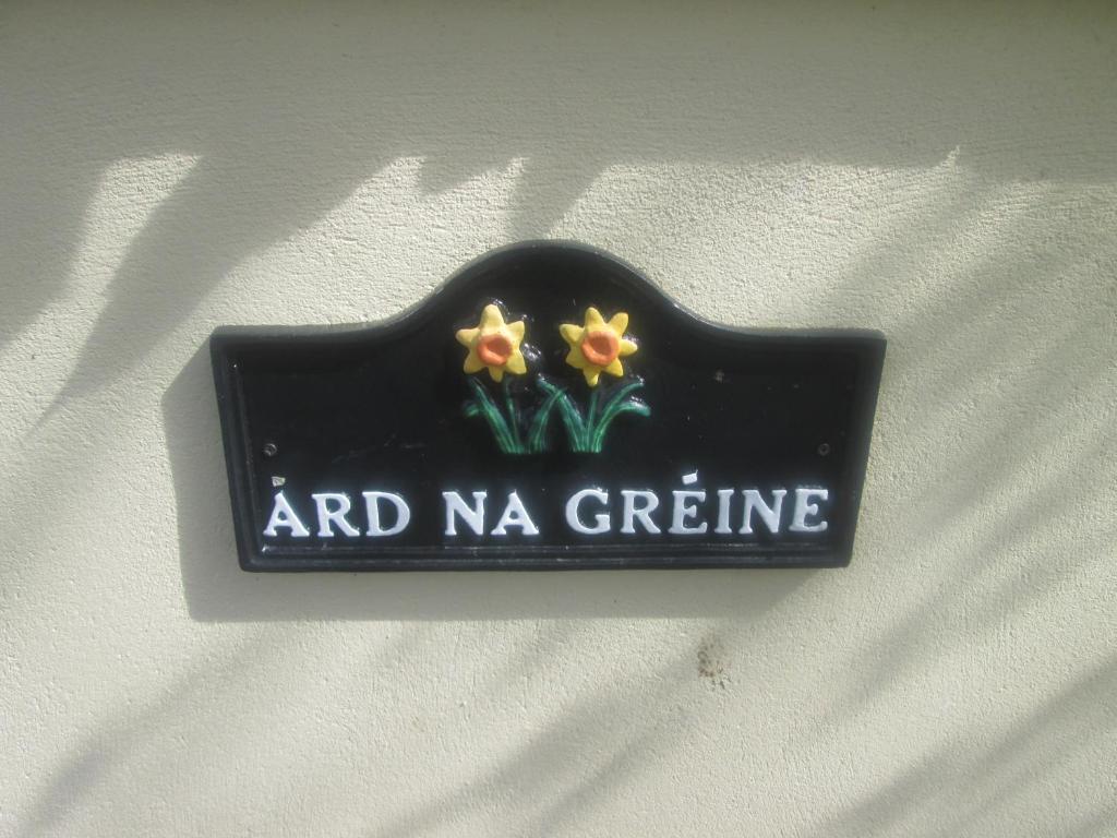 Certifikát, hodnocení, plakát nebo jiný dokument vystavený v ubytování Ard na Greine Bed & Breakfast Ballylickey