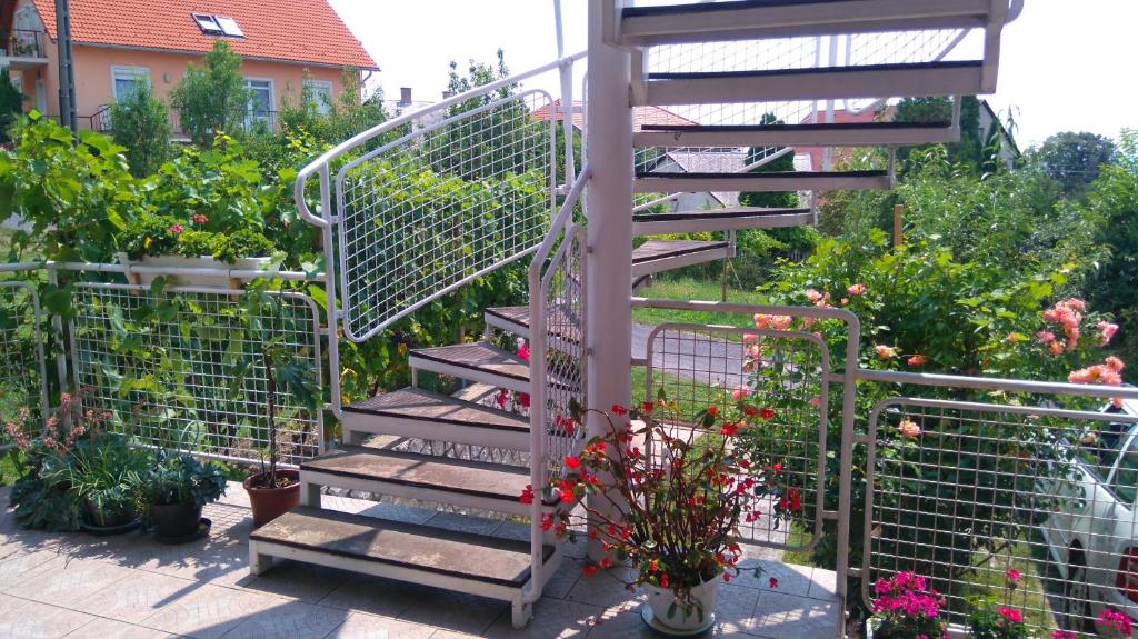 Zahrada ubytování Bertalan Apartman