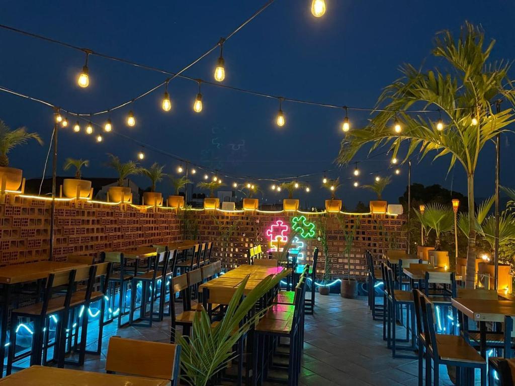 Restaurace v ubytování Hotel Capsula SANTO DOMINGO