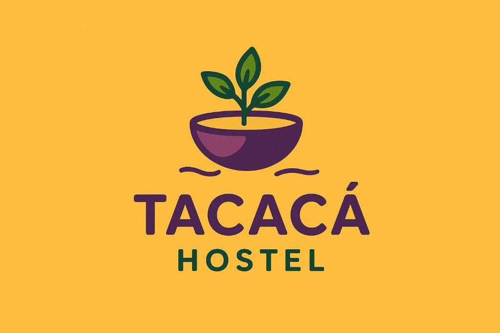 Una planta en una maceta con las palabras Hospital Tacocco en TACACÁ HOSTEL - Localização Privilegiada, en Belém