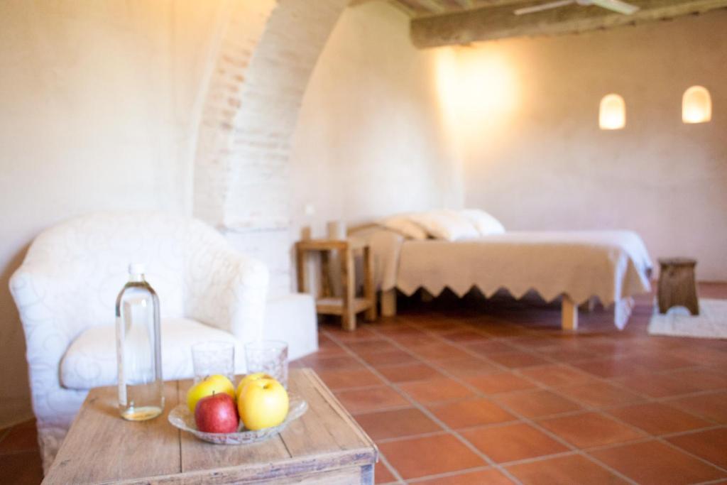 Postel nebo postele na pokoji v ubytování Agriturismo Humile