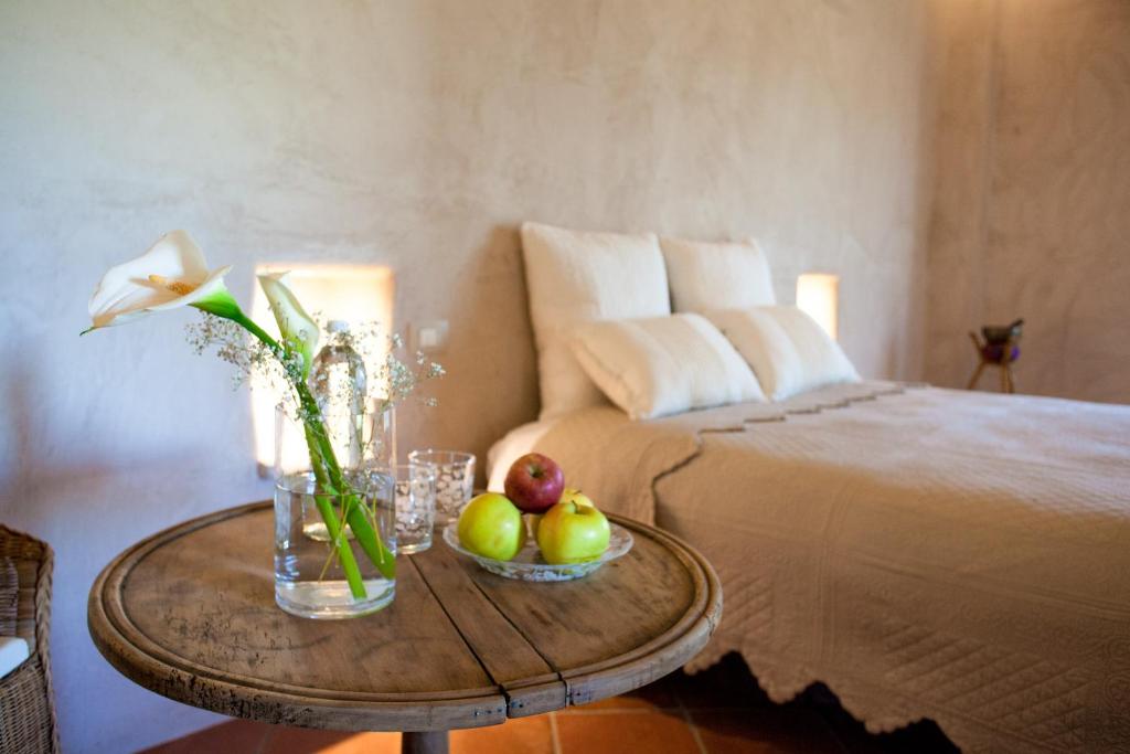 Postel nebo postele na pokoji v ubytování Agriturismo Humile