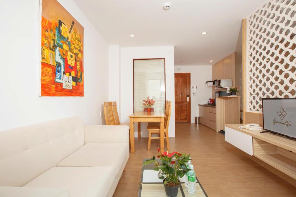 Μια τηλεόραση ή/και κέντρο ψυχαγωγίας στο Gardenia Hue Hotel