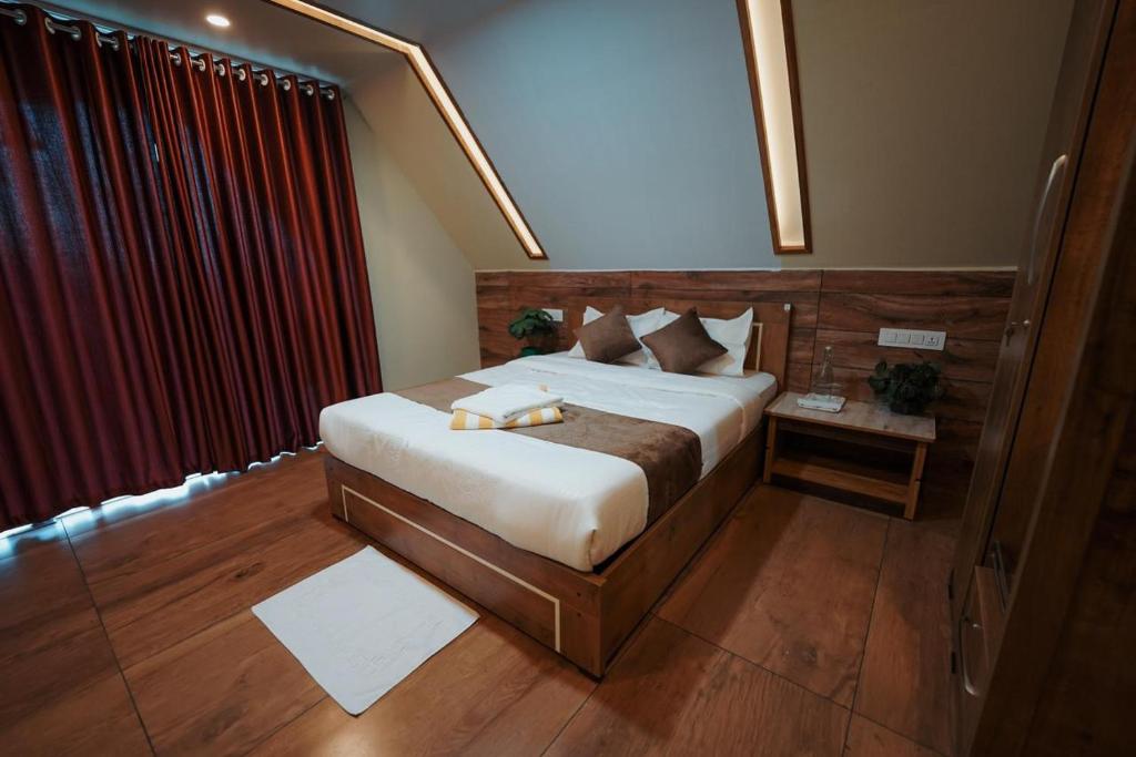 Krevet ili kreveti u jedinici u okviru objekta mountain view resort