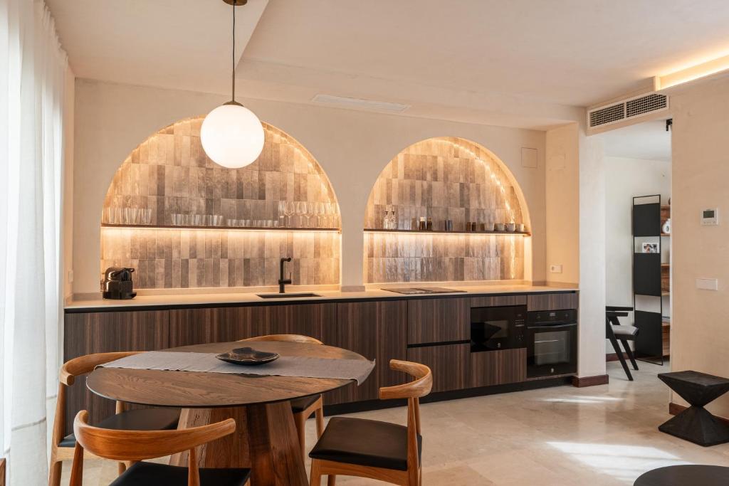 Η κουζίνα ή μικρή κουζίνα στο Apartamentos La Vistosona