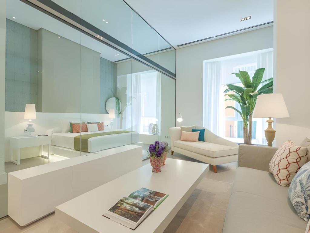 Posezení v ubytování INMálaga Luxury Loft 1