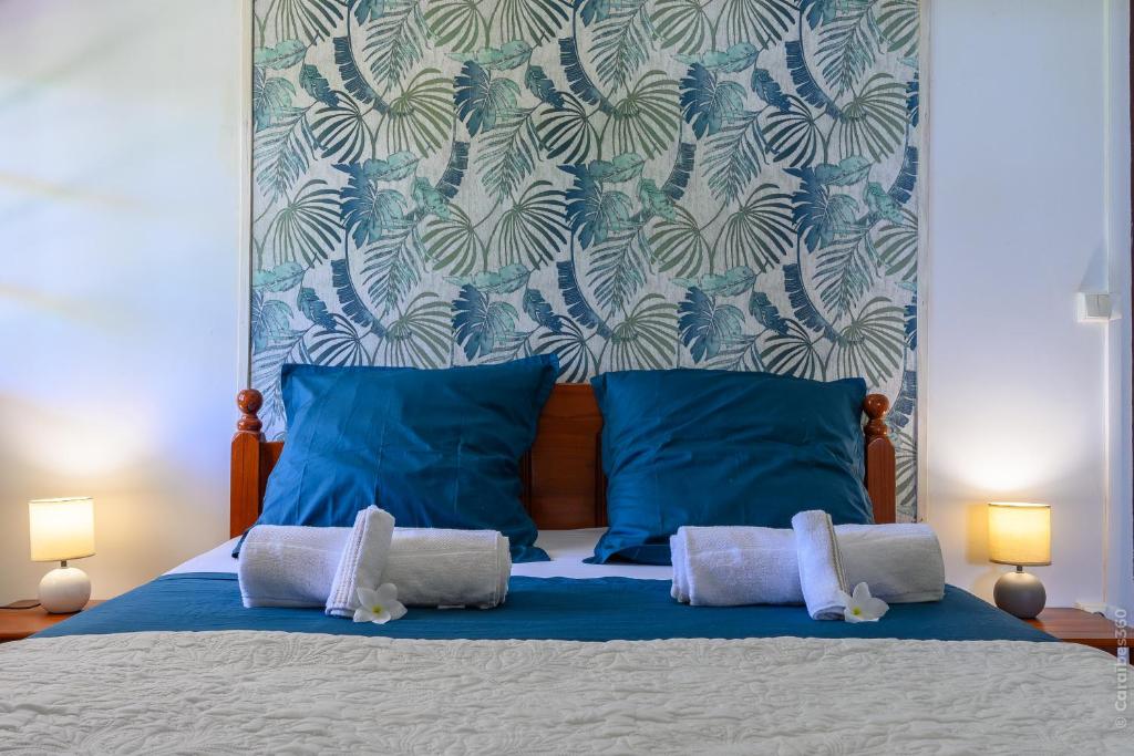 Postel nebo postele na pokoji v ubytování Le tableau vivant