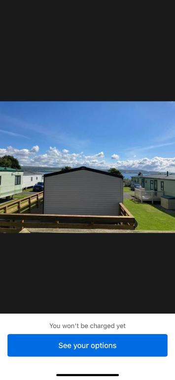 a screenshot of a webpage of a trailer at Loch View 30 in Stranraer