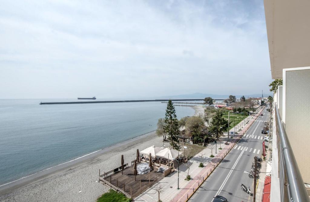 Nespecifikovaný výhled na moře nebo výhled na moře při pohledu z hotelu