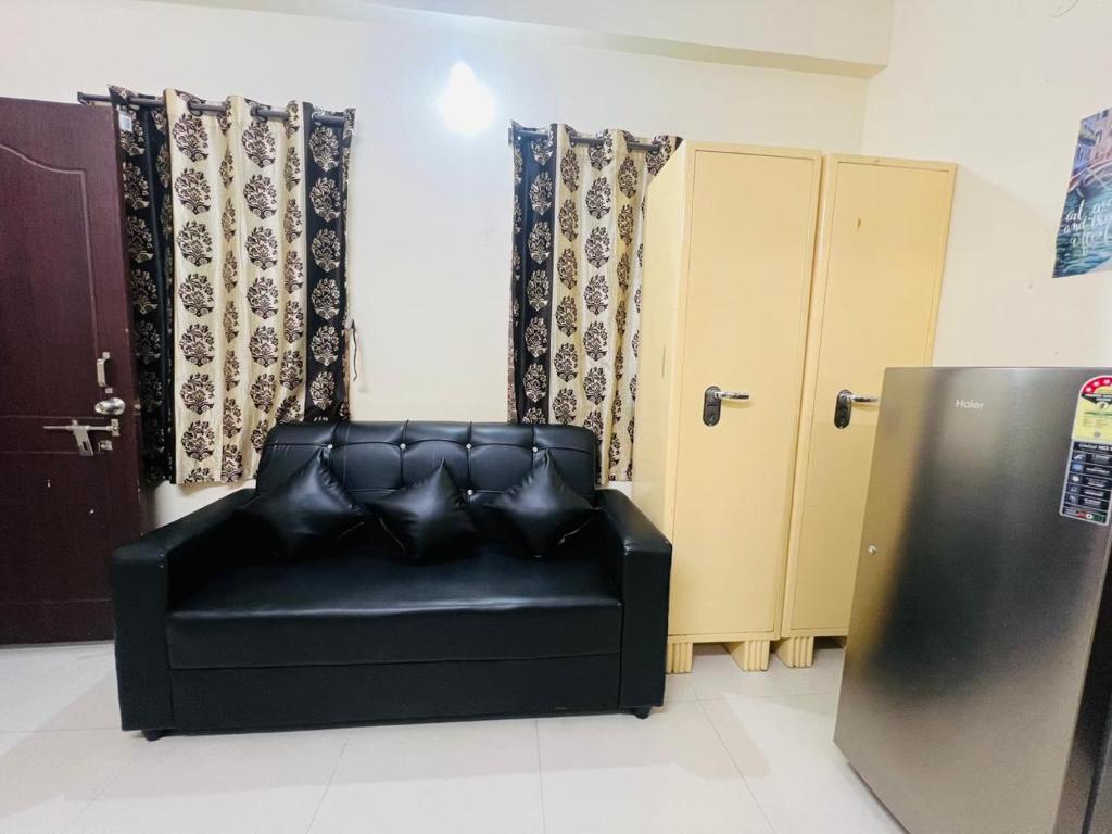 Flat in Hyderabadにあるシーティングエリア
