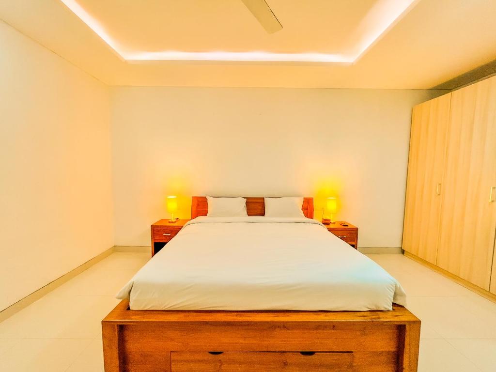 Jasmine Villaにあるベッド