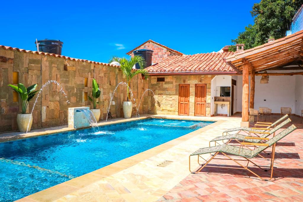 Πισίνα στο ή κοντά στο Hotel Boutique Casa Trilo