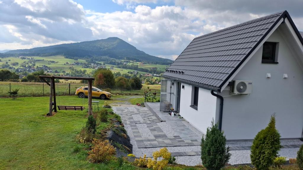 Γενική θέα στο βουνό ή θέα στο βουνό από  αυτό το κατάλυμα σε φάρμα