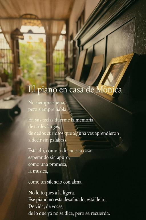 a poem on the side of a train at La pequeña casa in Pijao