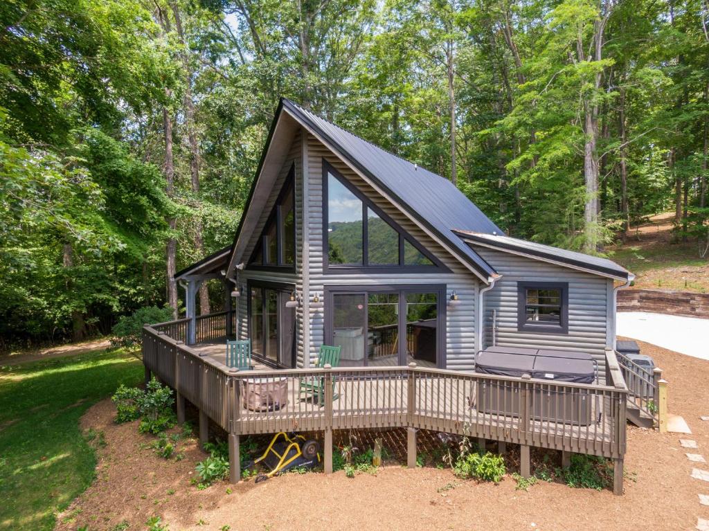 Κήπος έξω από το Queen Ridge Cabin