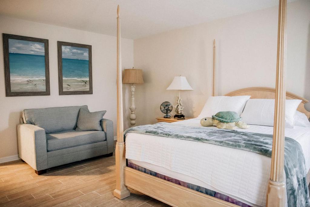 Ένα ή περισσότερα κρεβάτια σε δωμάτιο στο The Salty Turtle