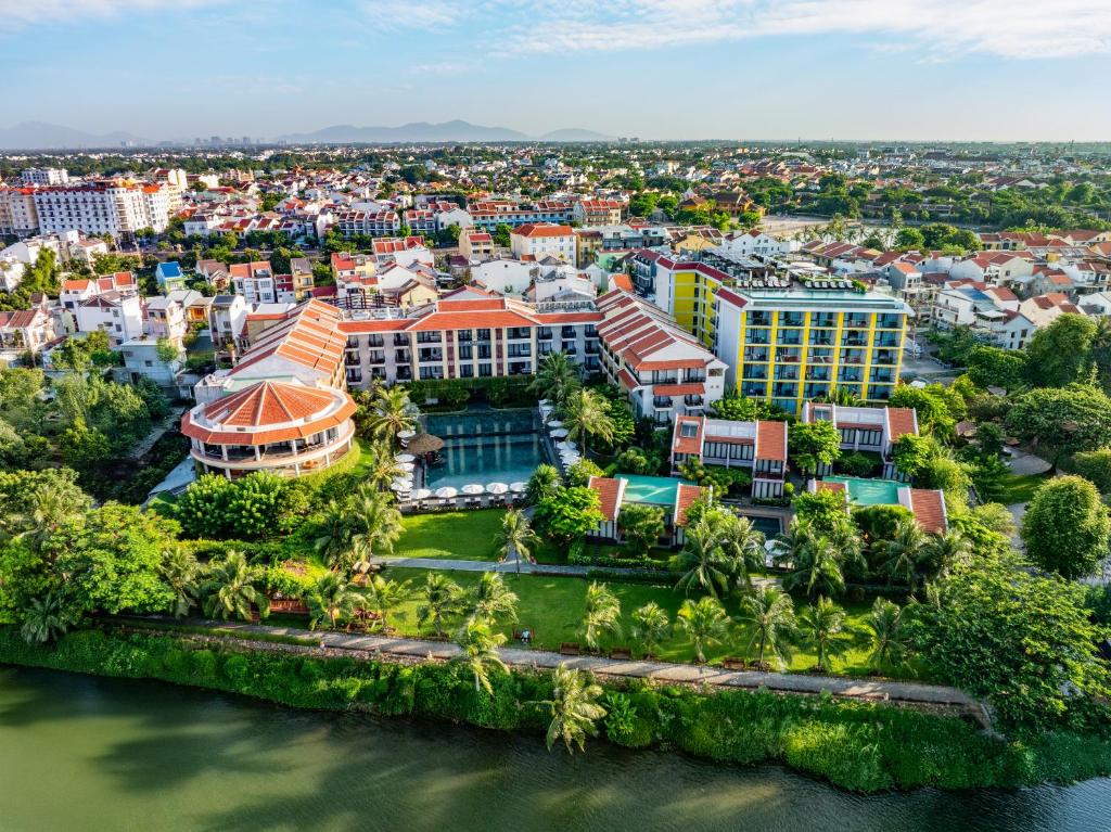 Cảnh Hội An hoặc tầm nhìn thành phố từ resort
