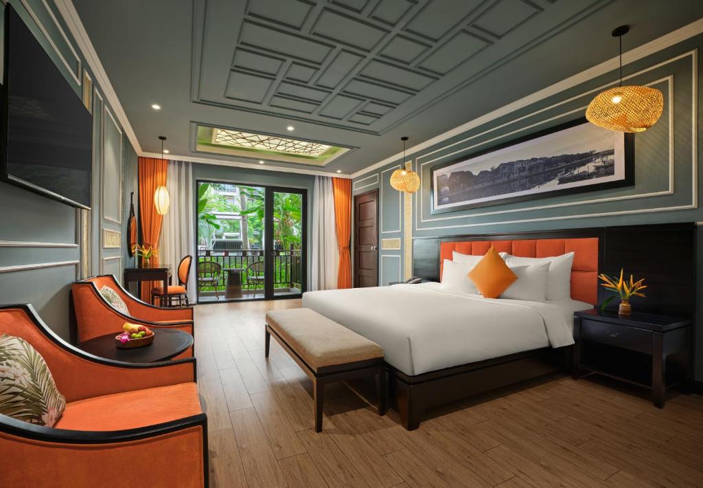 Phòng Deluxe Giường Đôi/2 Giường Đơn Có Ban Công Và Tầm Nhìn Ra Hồ Bơi