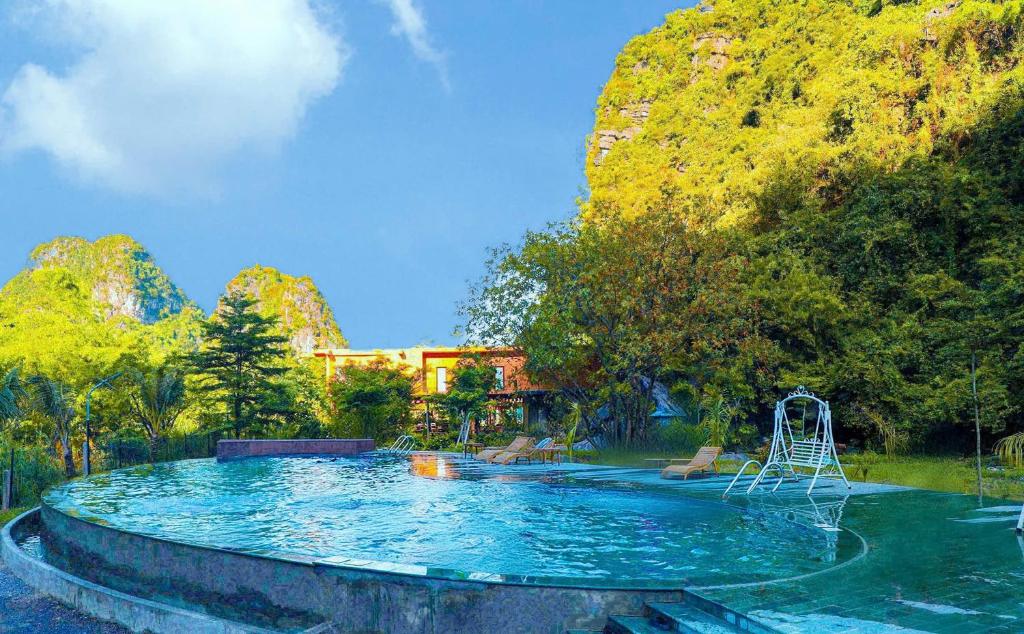 Πισίνα στο ή κοντά στο Cendana Trang An Retreat