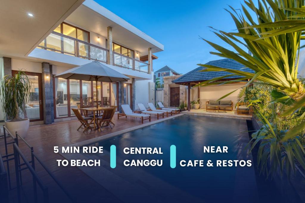 Πισίνα στο ή κοντά στο New Private 4BDR Villa - Canggu Center - Near ATLAS & Finns Beach Club