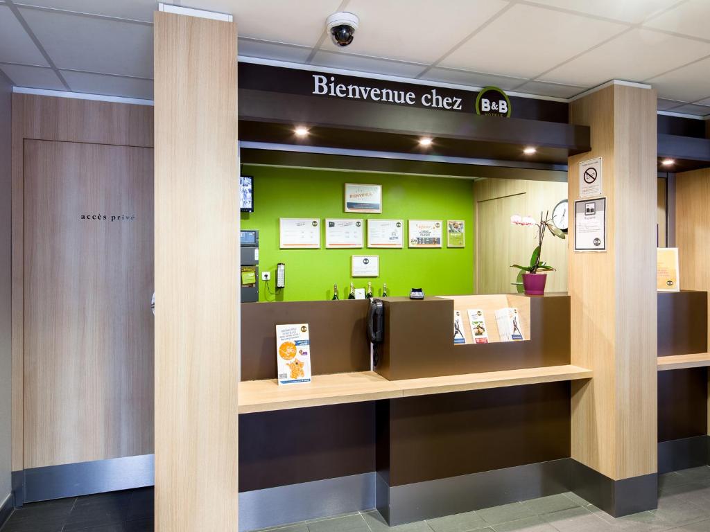 Vstupní hala nebo recepce v ubytování B&B HOTEL Montpellier Centre Le Millénaire
