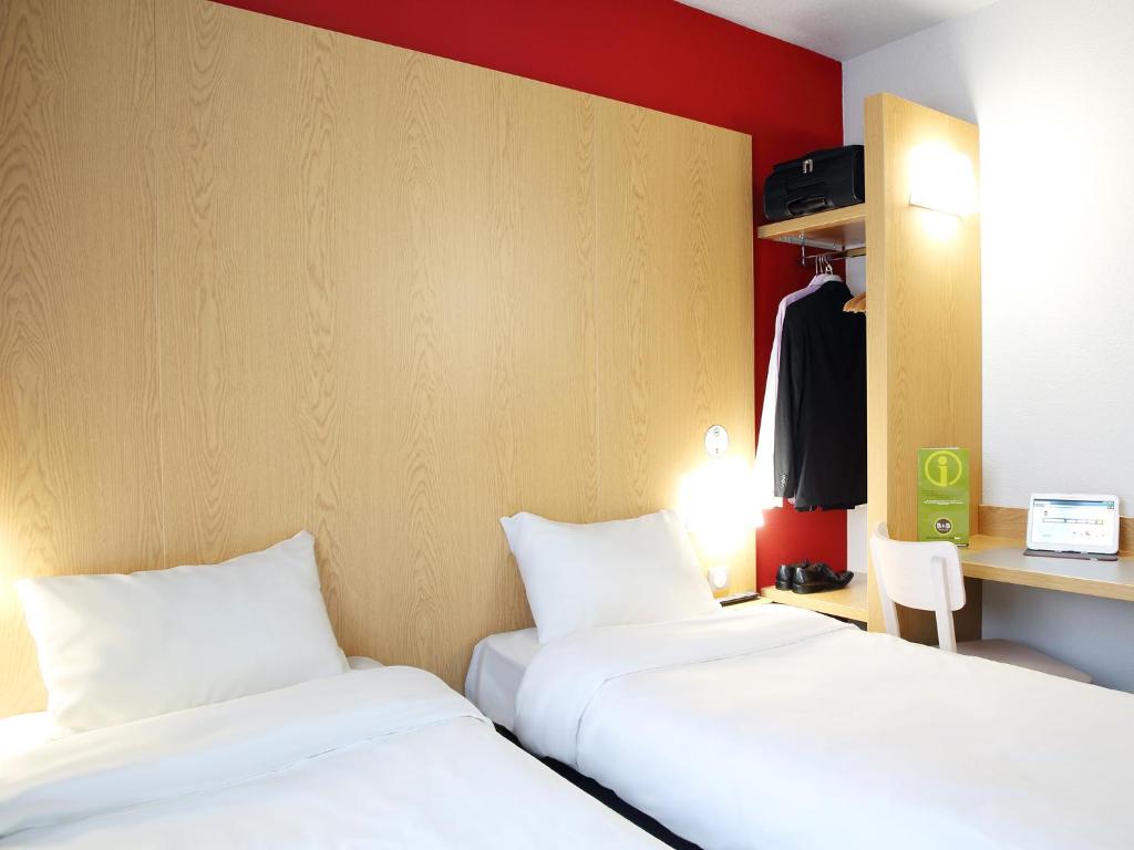 Postel nebo postele na pokoji v ubytování B&B HOTEL Perpignan Sud Marché International